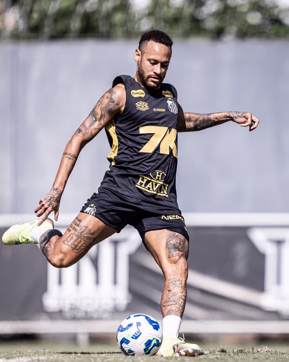 neymar-treino-santos